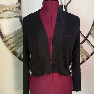 Calvin Klein Sparkly Black Cardigan